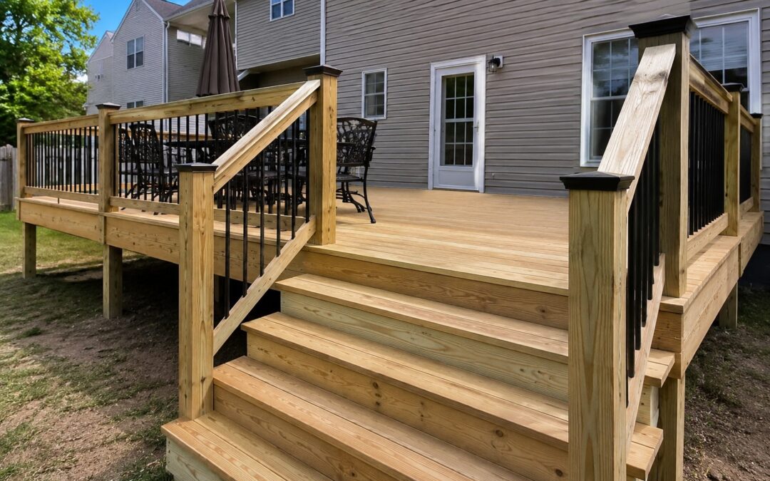 deck builder Mechanicsville custom outdoor deck installation for residential home
